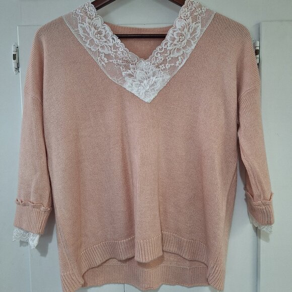 Cute Pink Sweater - Picture 2 of 5